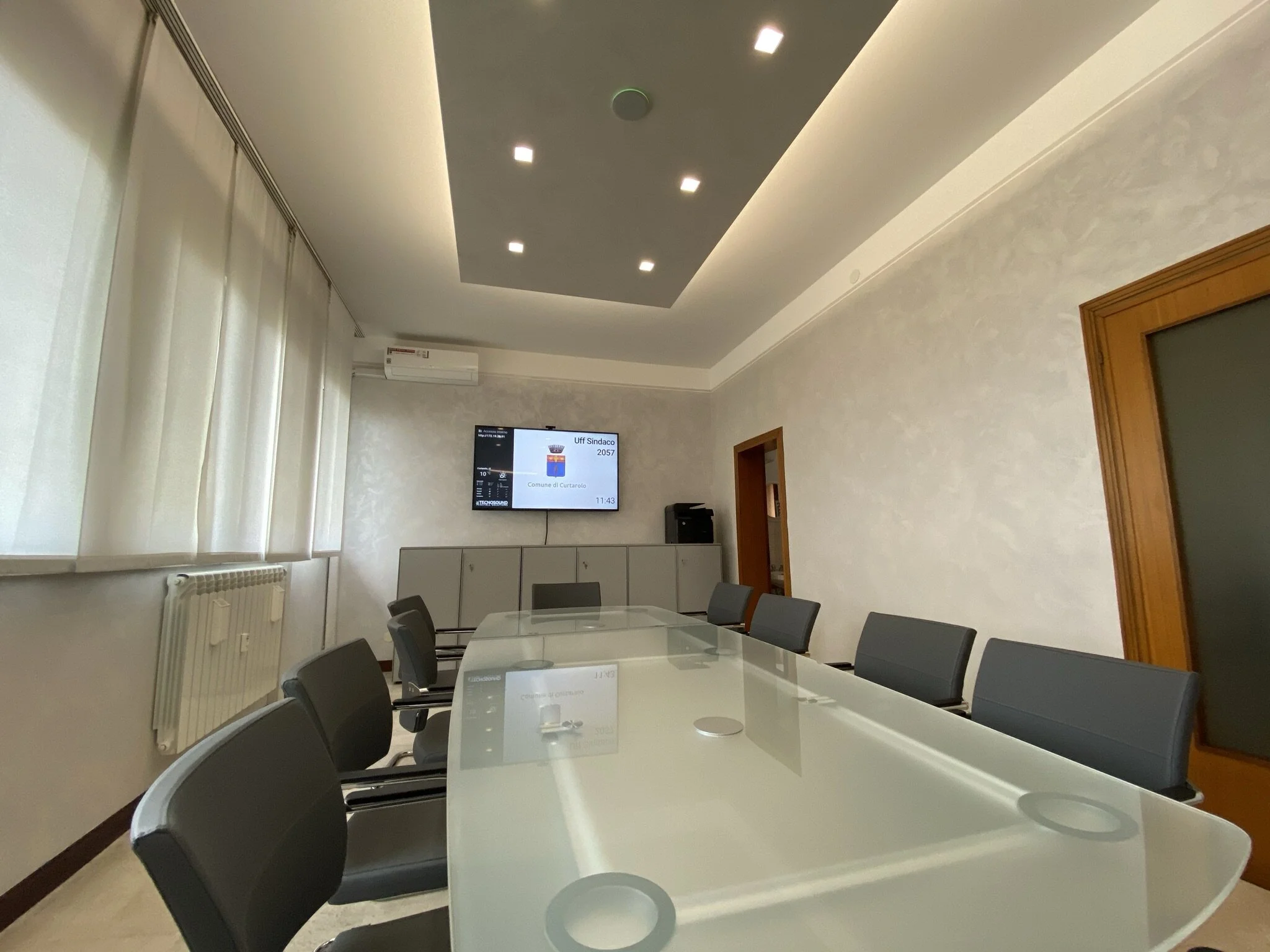 Sistema di Videoconferenza per l’Ufficio del Sindaco del Comune di Curtarolo