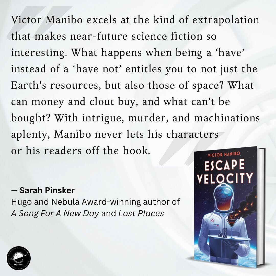 To a writer, nothing&rsquo;s more heartening than when a writer you so admire *gets* what you&rsquo;re trying to do. Thank you so much, @sarahpinsker, for the kind words!