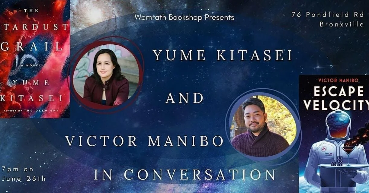 💥NEXT WED in Bronxville!💥 Join me and @yumewrites as we talk about our latest novels at @womrathbooks! Details in ig story