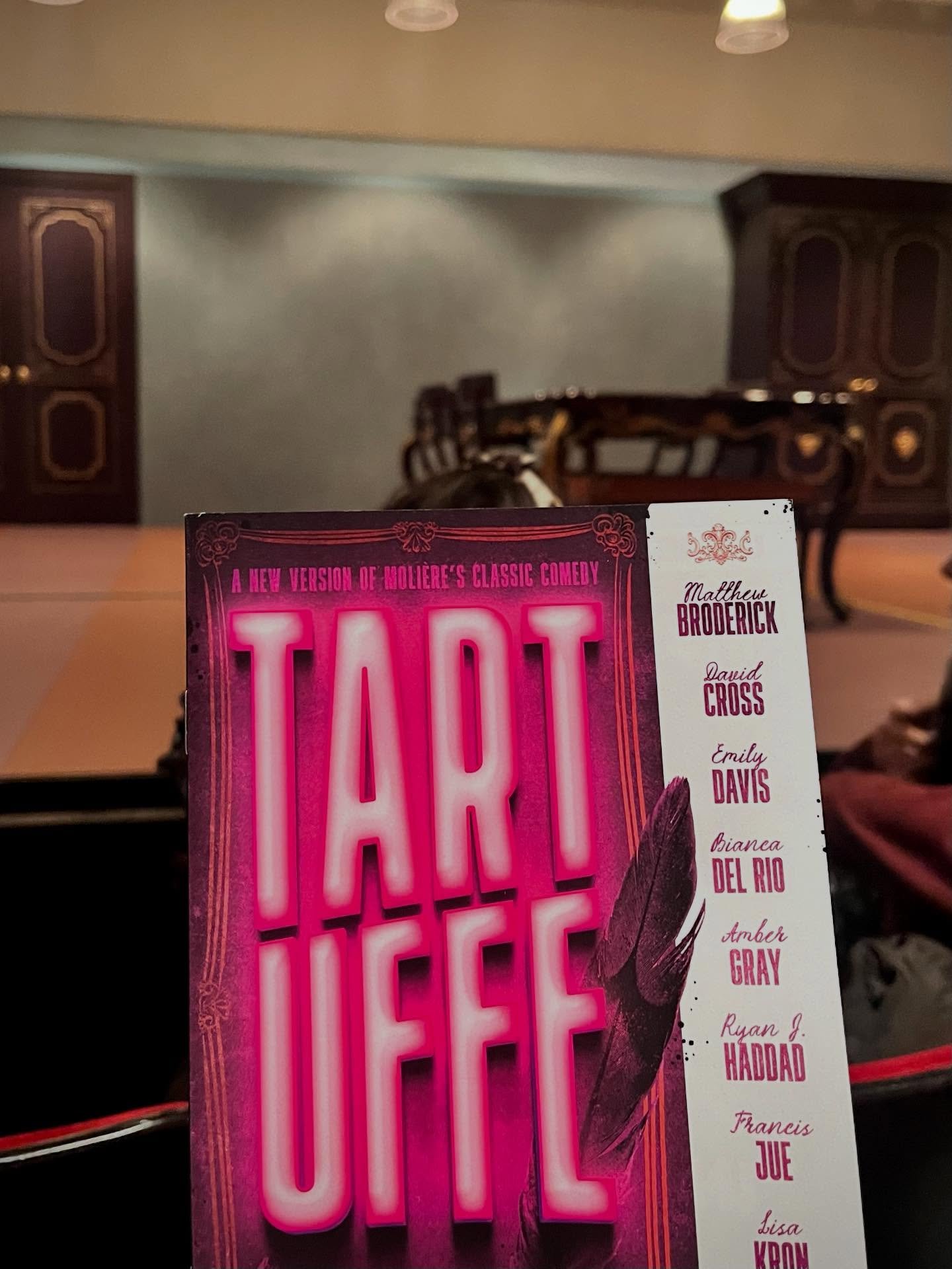 Died laughing @nytw79&rsquo;s Tartuffe! This production, this cast&mdash;f&rsquo;in phenomenal