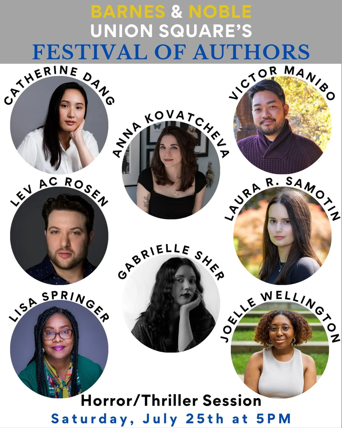 NYC! Come see me at @bnunionsqnyc later this month for their Festival of Authors event, alongside tons of brilliant folks! Full lineup and ticket info in my ig story