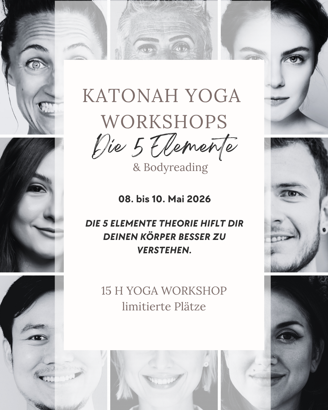 5 ELEMENTE KATONAH YOGA® WORKSHOP