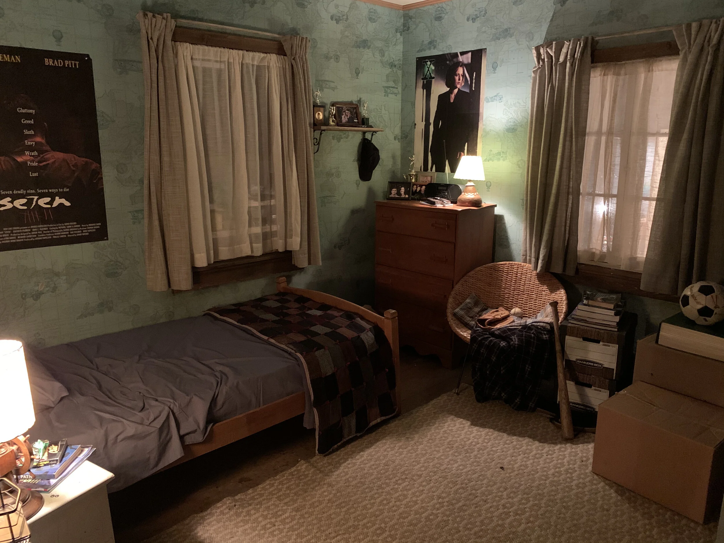INT. Flynn's House - Bedroom