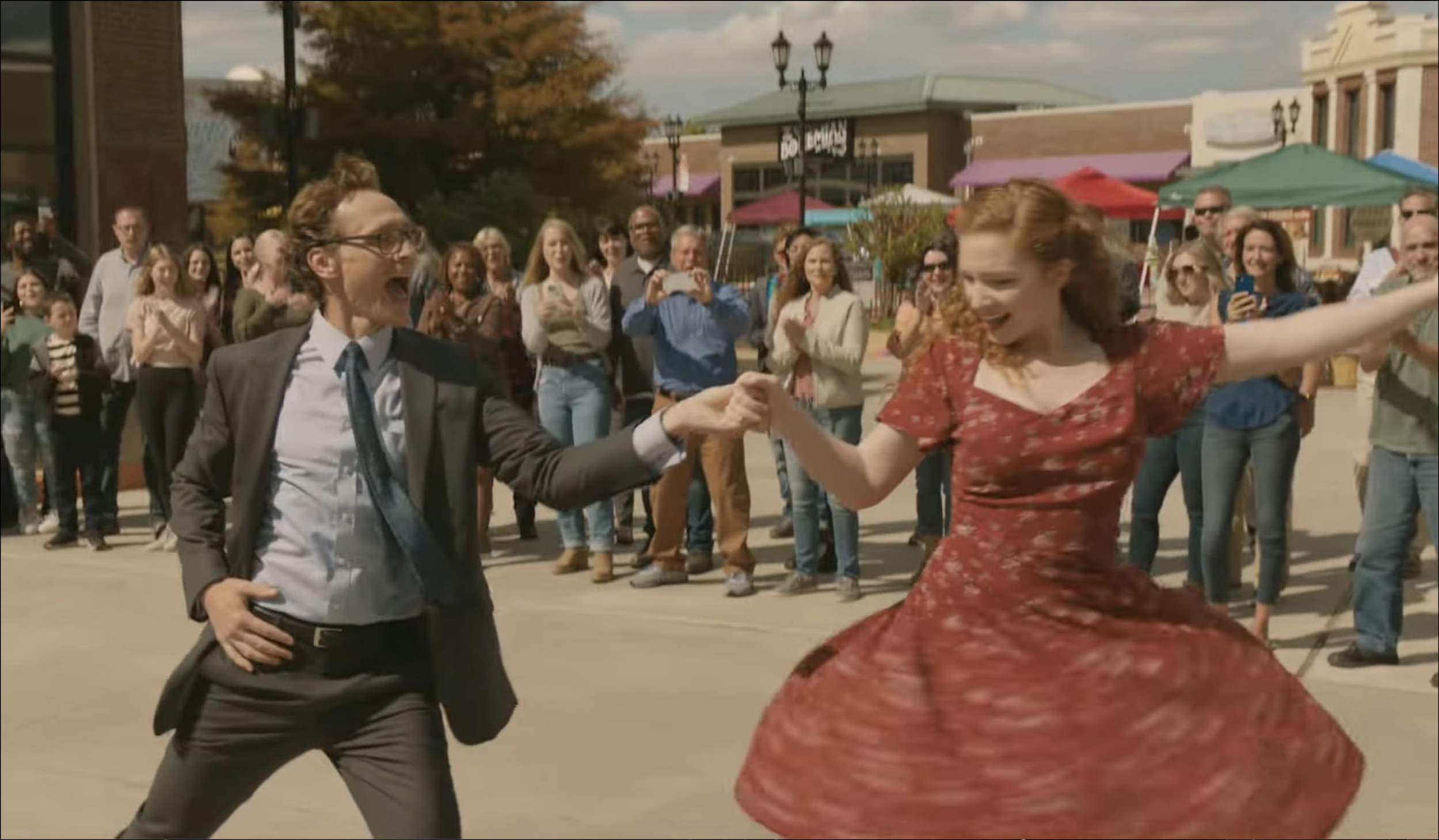 Ext. Street Dance Sequence