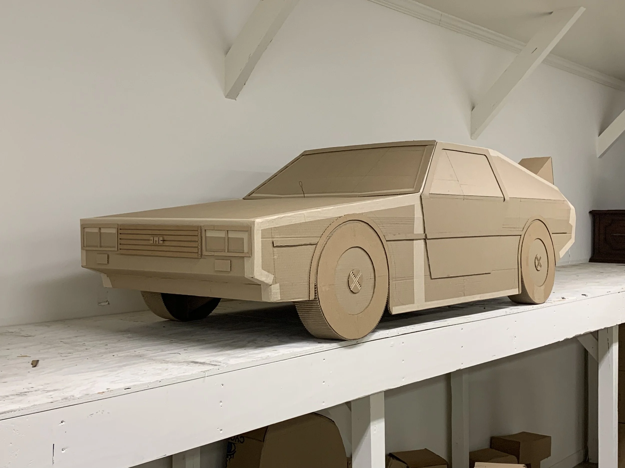 School Dance - Cardboard Delorean