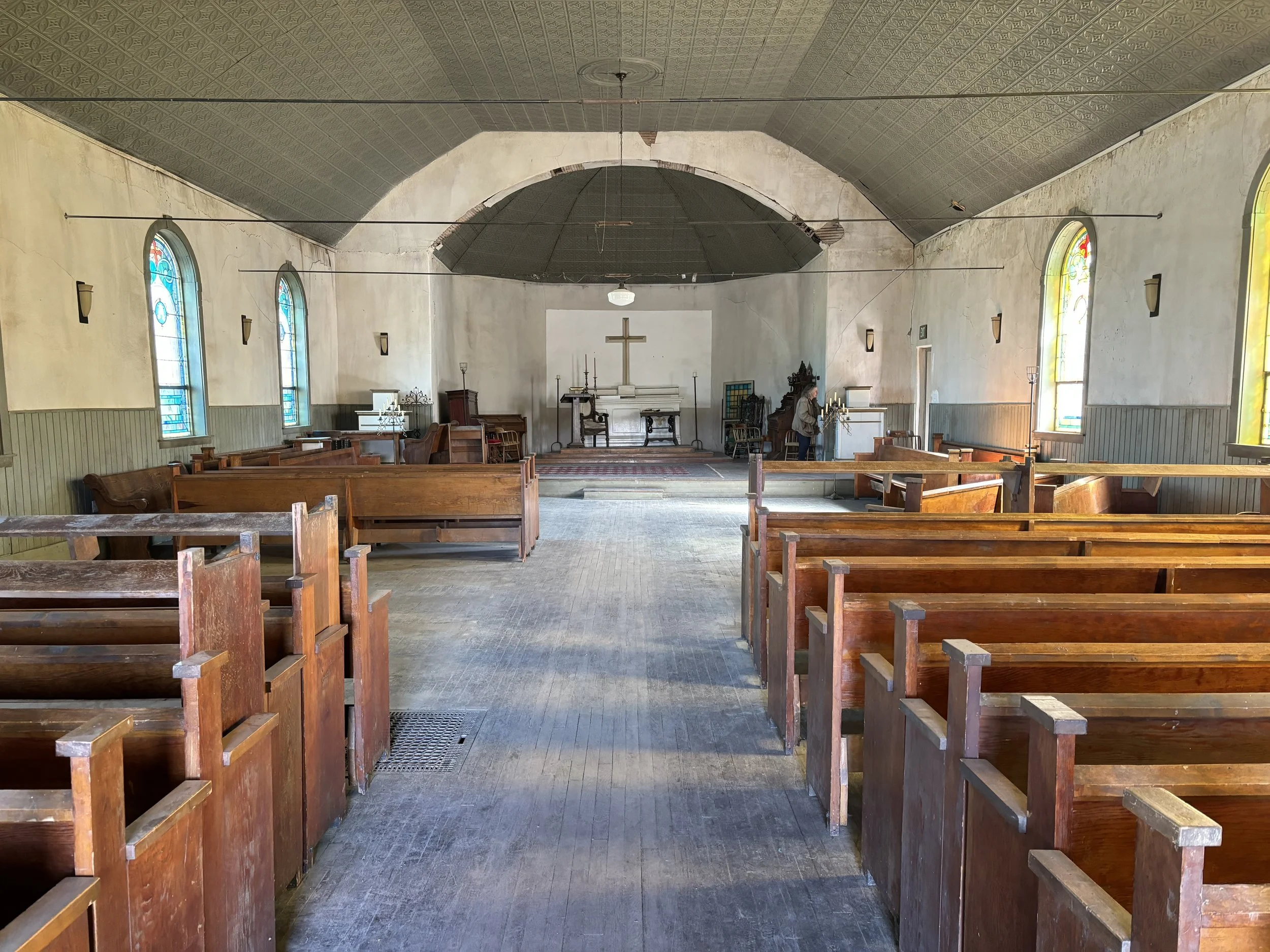Int. Abandoned Church - Teen Hideout