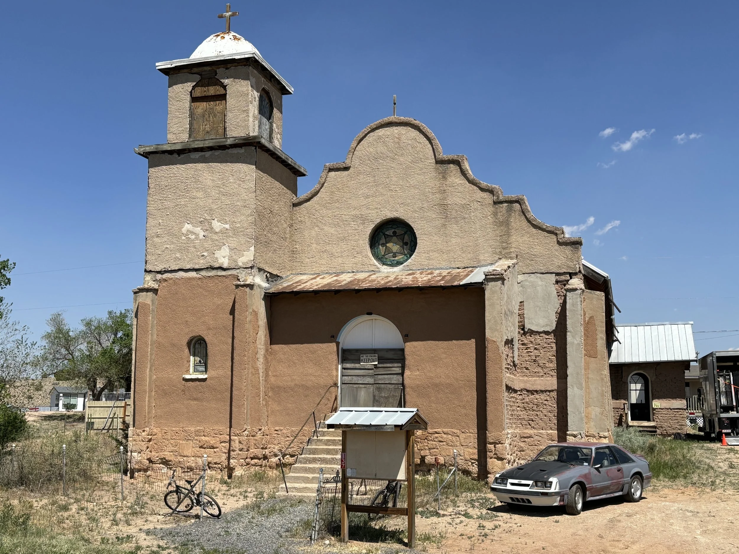 Ext. Abandoned Church - Teen Hideout