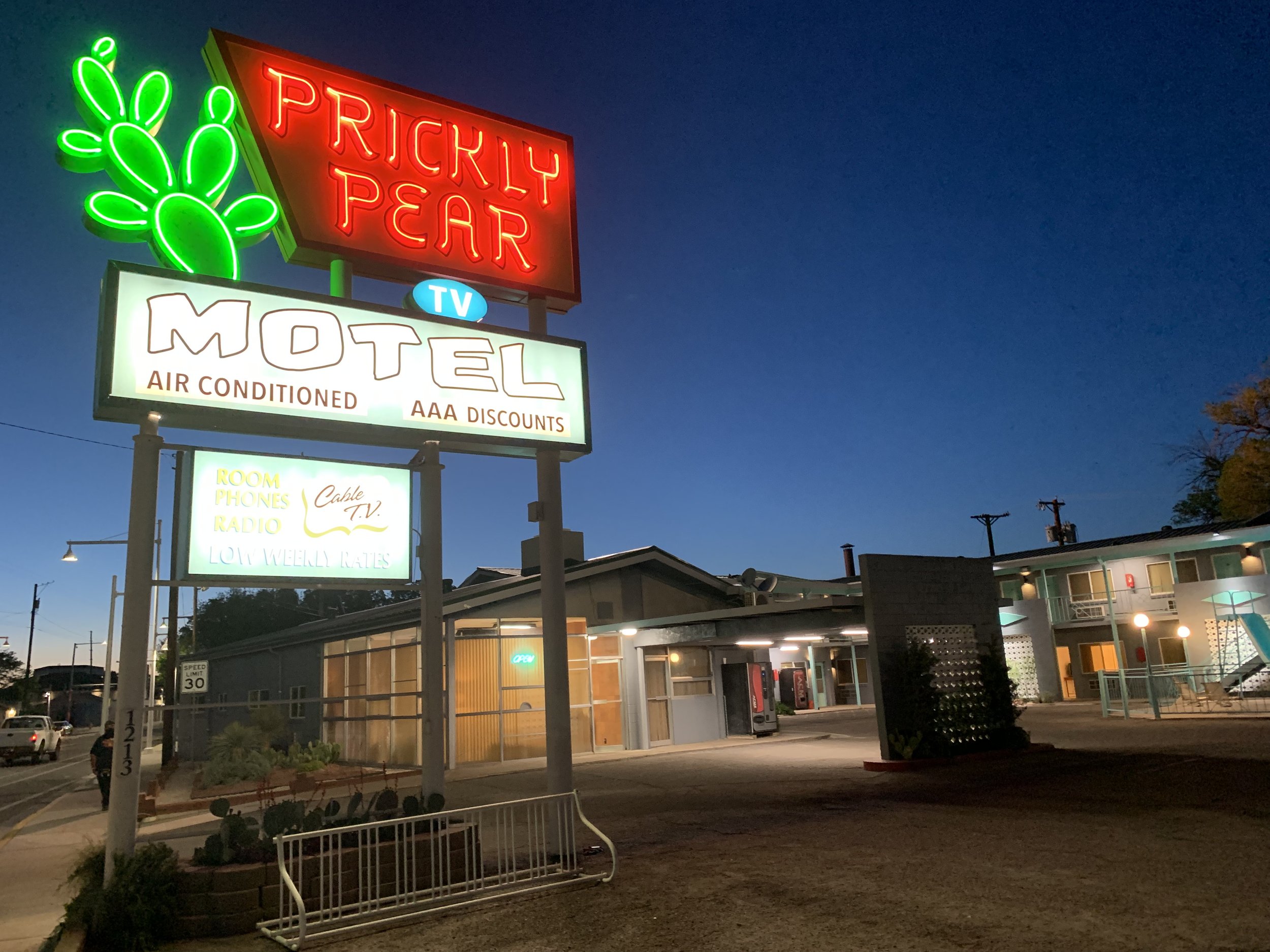 Ext. Prickly Pear Motel