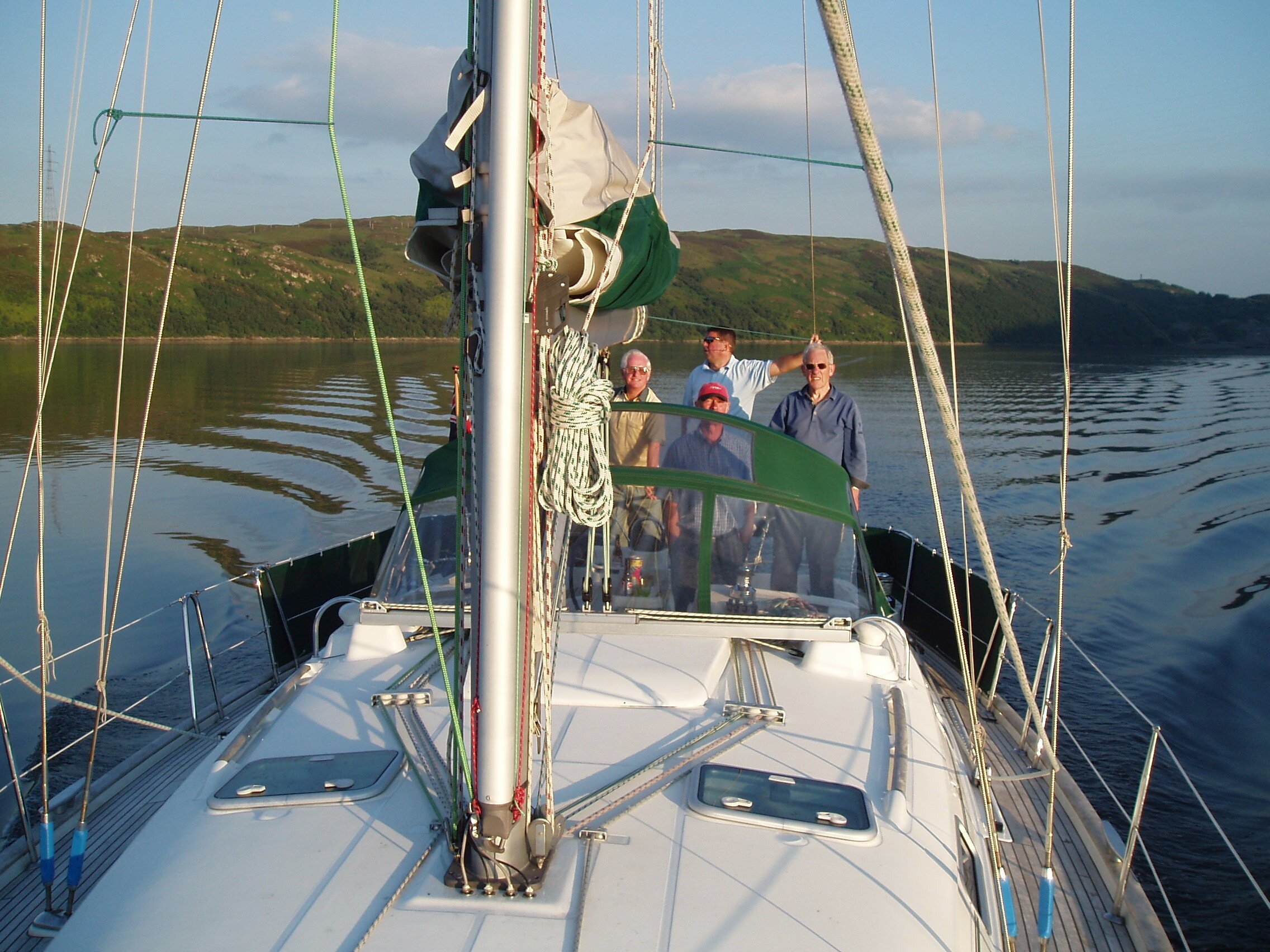 Sailing with Bill Aitchison 2005 - Entering Loch Goil.JPG