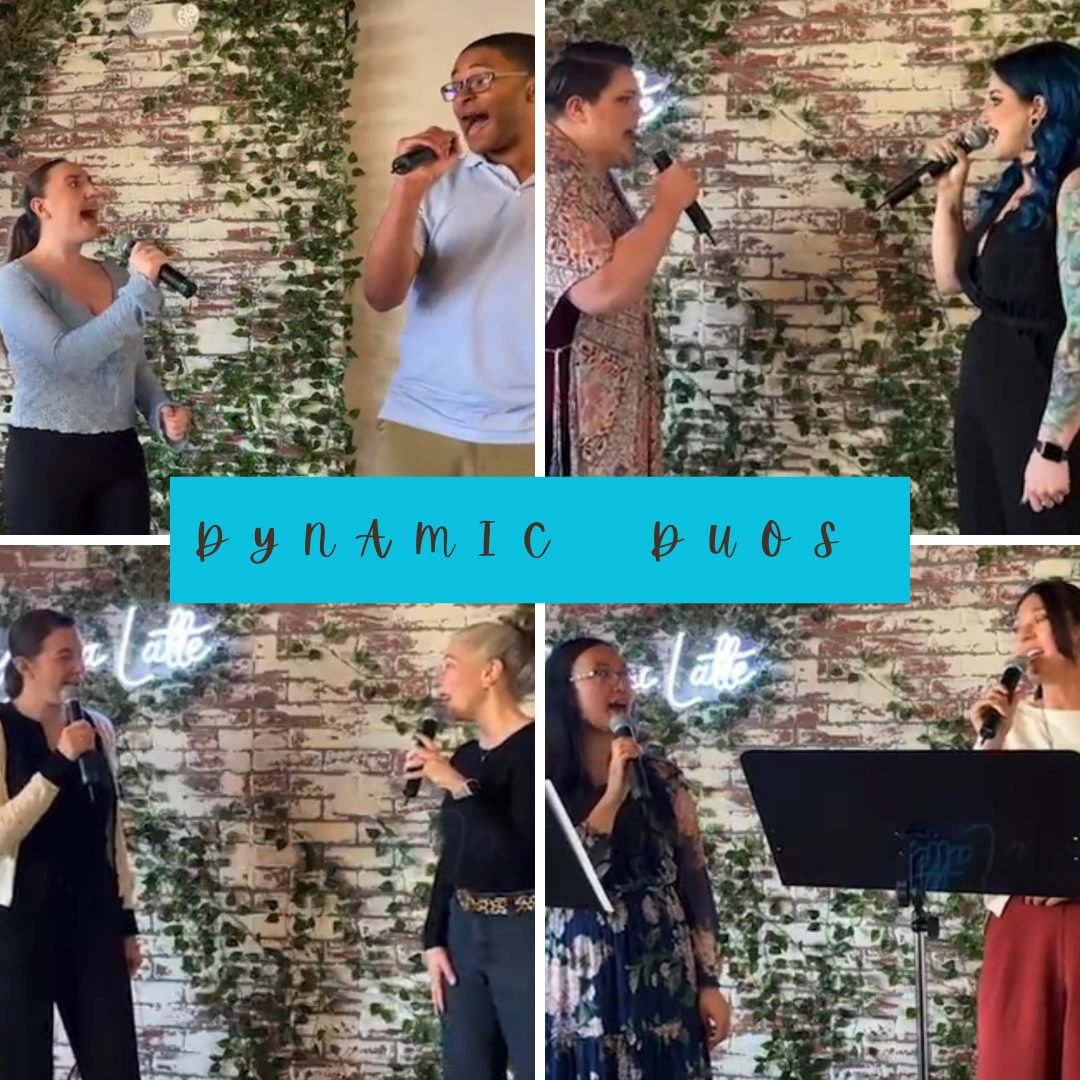 Look at these amazing duet performers! It was our first time doing duet work in the studio, and I can't wait to do it again. Seeing these singers come alive with their duet partners made this performance really special. Check out the video from &quot