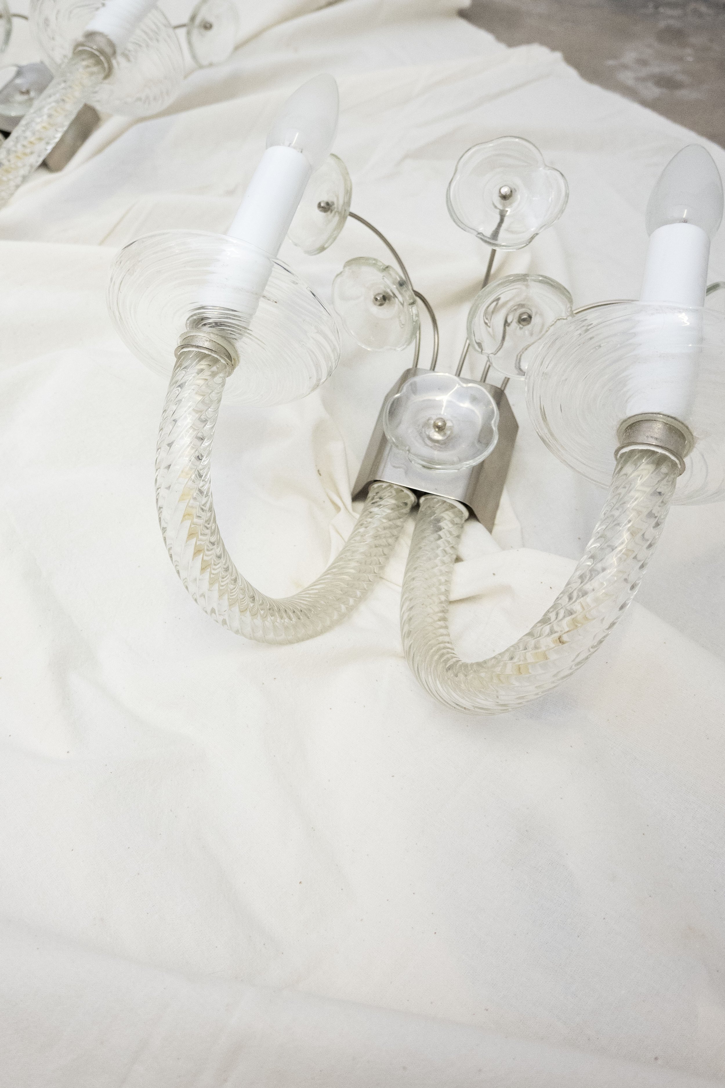 Murano glass sconces pair 1965.jpg