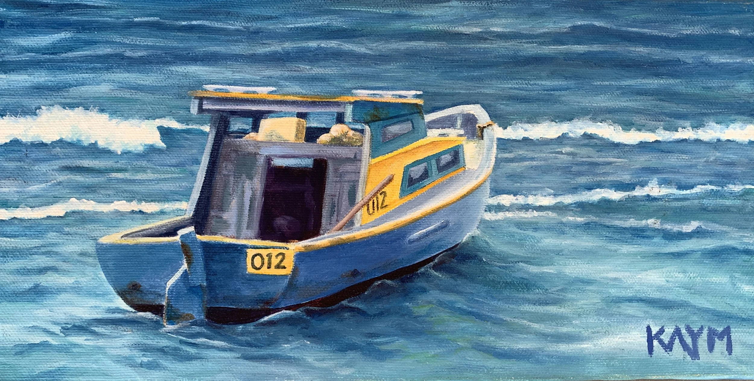 FISHING BOAT AT ANCHOR - Kay Morgan.jpg