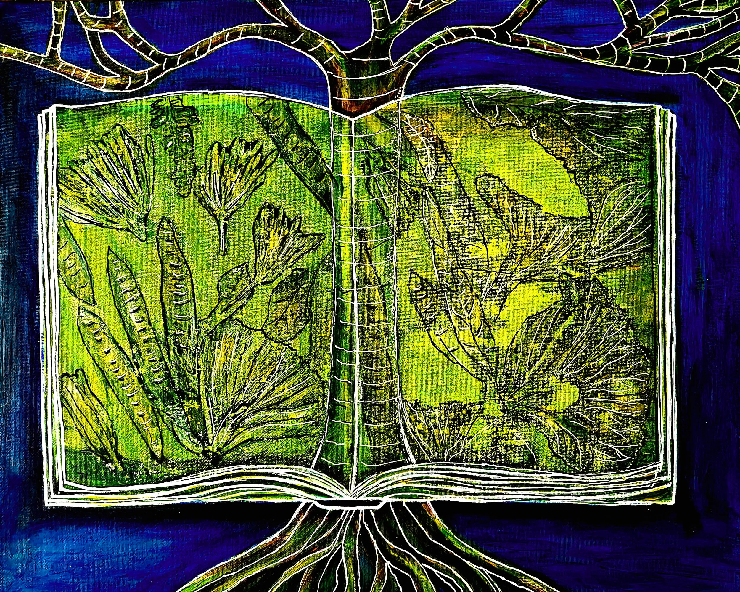Knowledge mixed media book tree - carla hinds.jpg