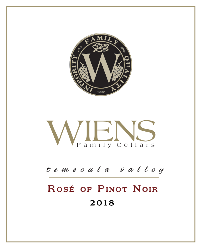 2018 Rosé of Pinot Noir