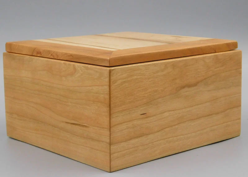 Cherry and Spalted Maple Box.  Sold.  No longer available.