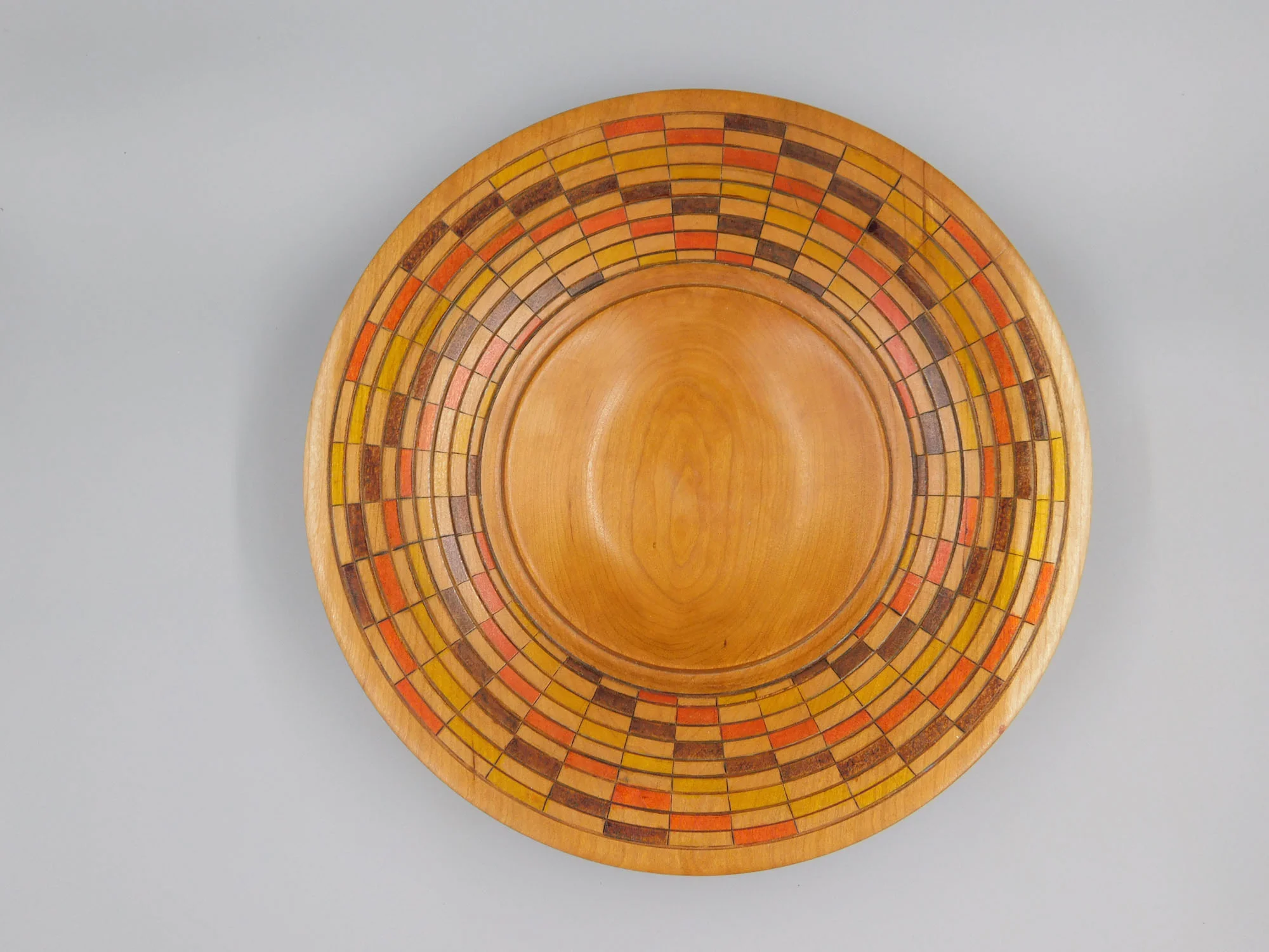 Cherry Basket Weave Bowl.  Sold.  No longer available.