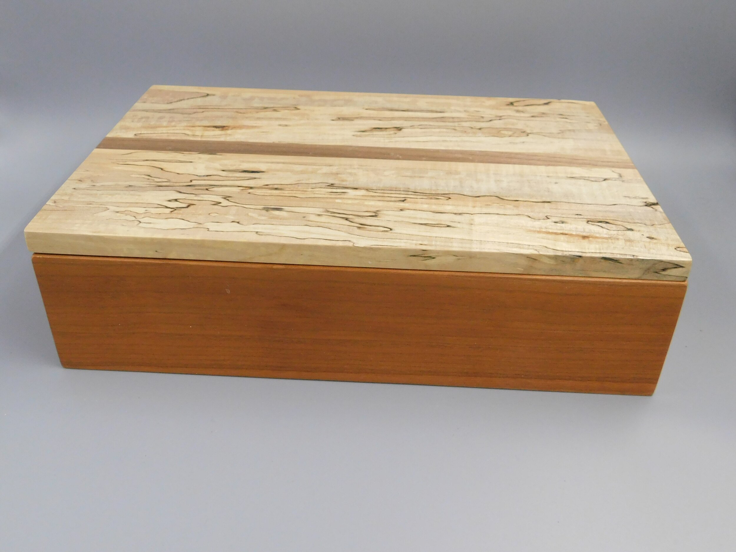Cherry, Spalted Maple and Walnut Box