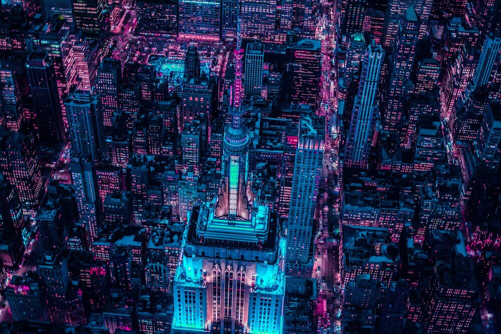 New York Aerial Glow Collection — Xavier Portela