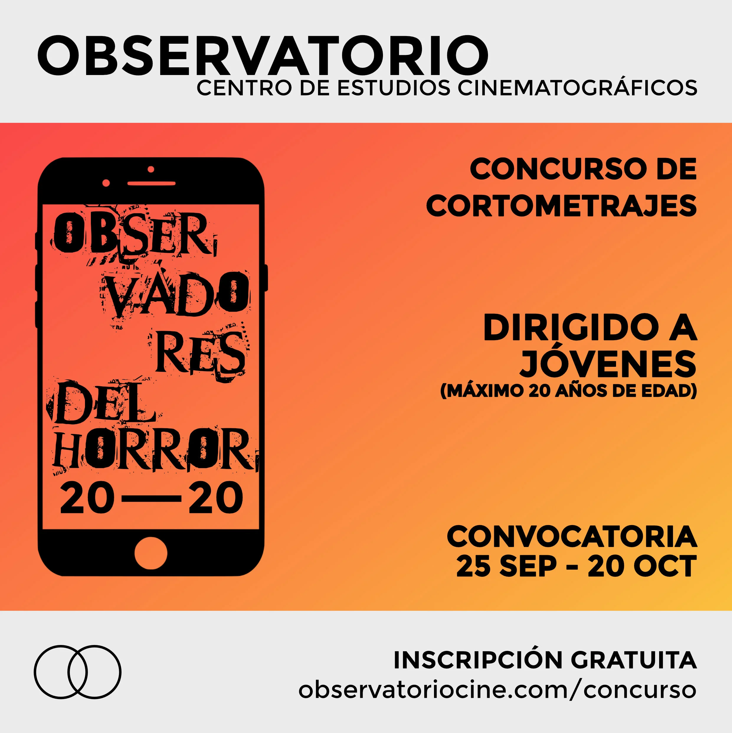 Convocatoria: Concurso Observadores del Horror 2020.