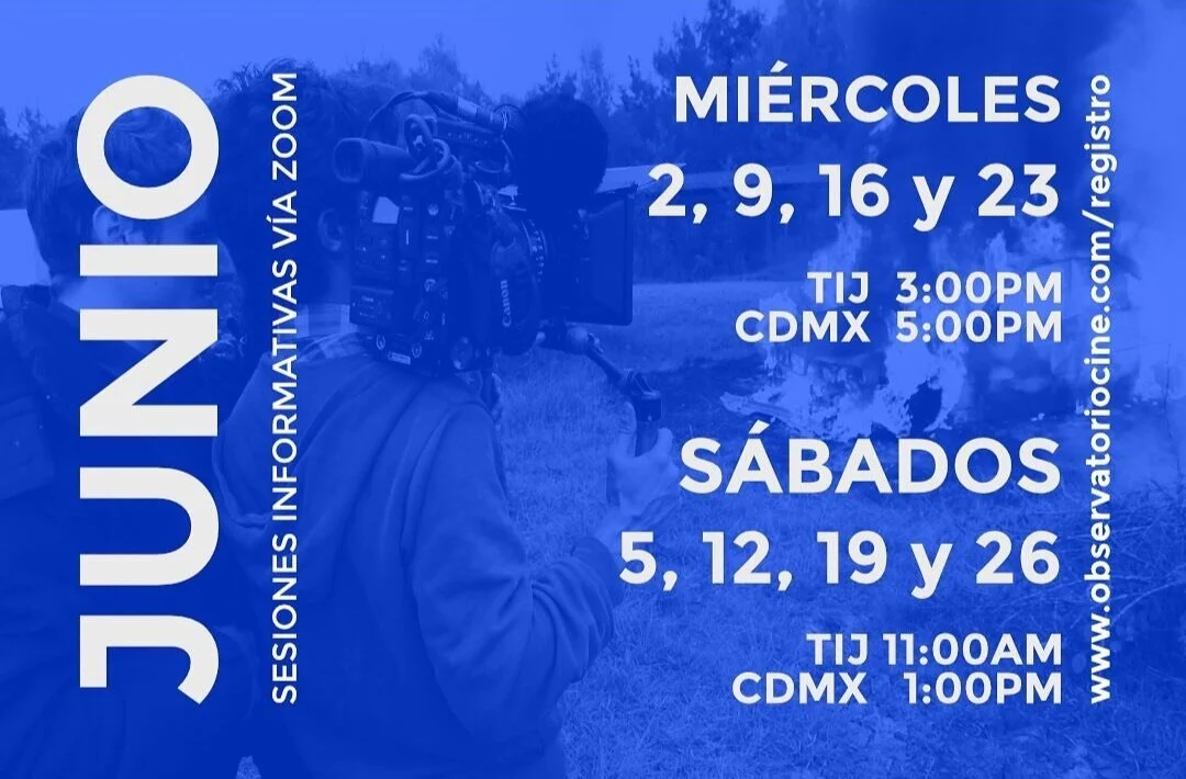 Sesiones Informativas en Junio para la Licenciatura en Cinematografía y Medios Audiovisuales