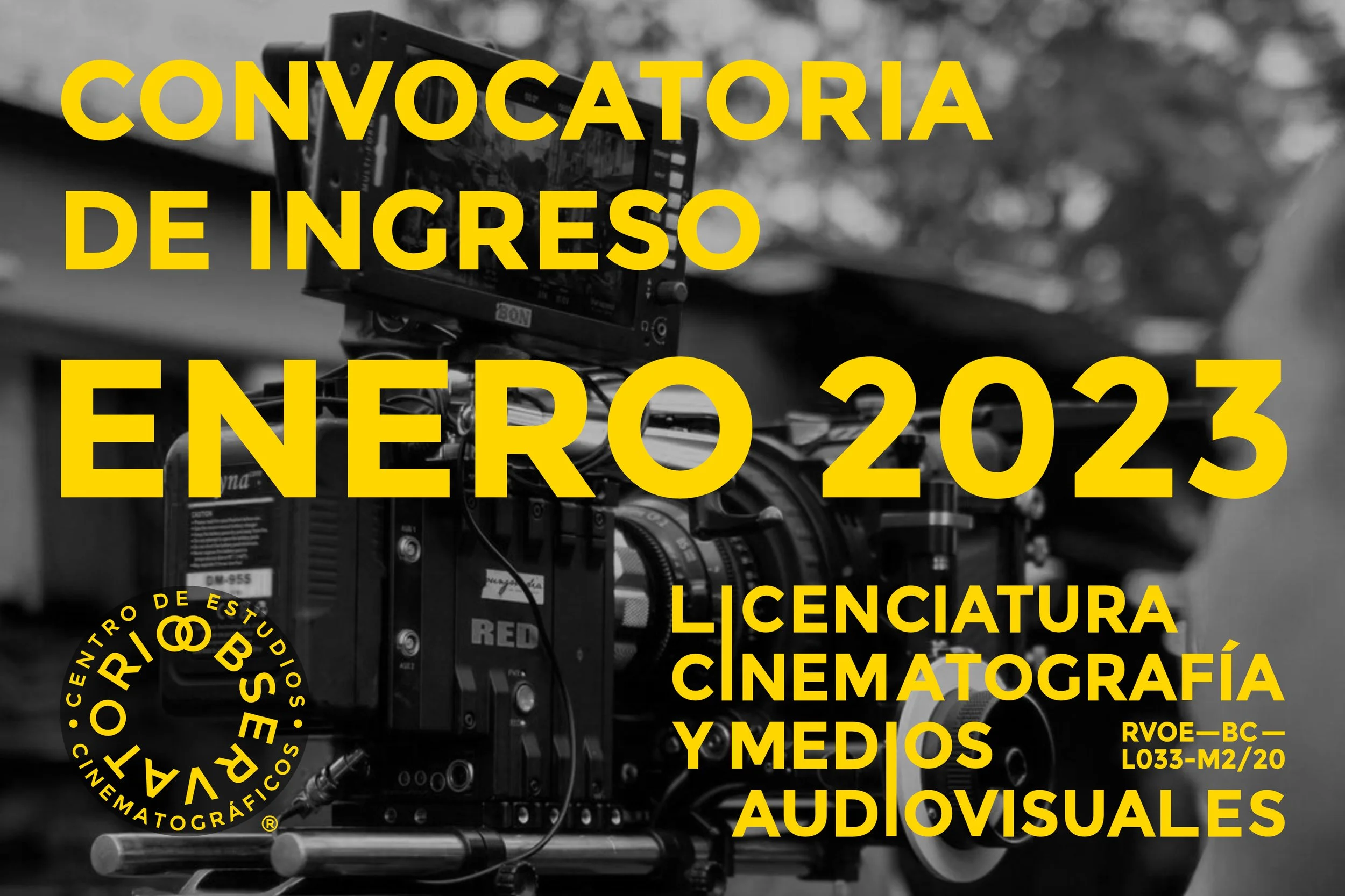 Convocatoria de ingreso Enero 2023