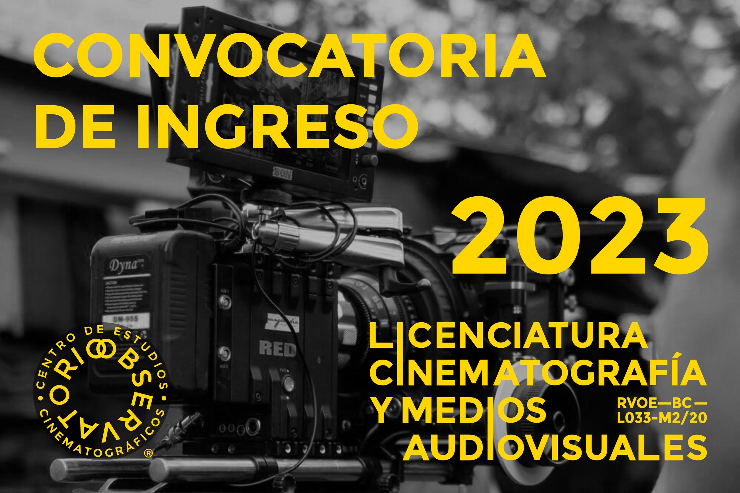 Convocatoria de ingreso 2023