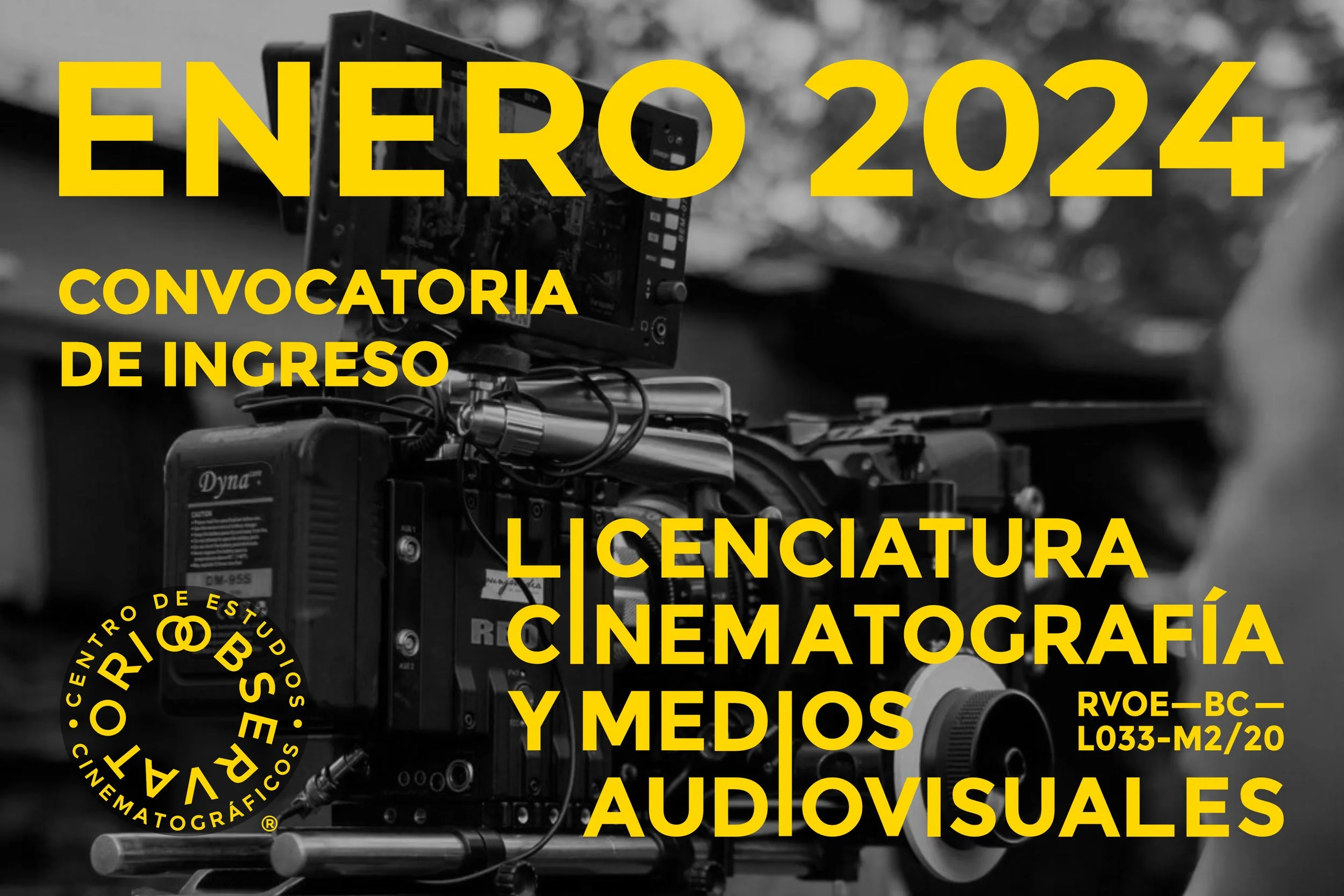 Convocatoria de ingreso presencial ENERO 2024