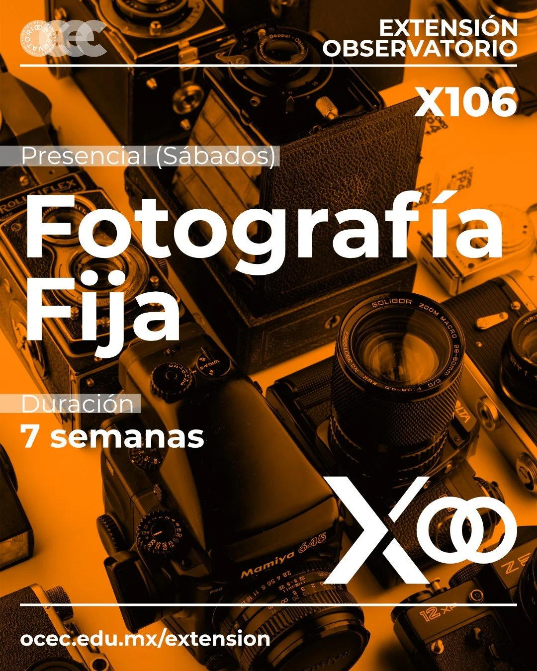 Cursos de Extensi&oacute;n Acad&eacute;mica para el M&oacute;dulo A del ciclo PRIMAVERA 2026

Inicio de clases a partir del 12 de enero de 2026

Extensi&oacute;n Observatorio es una serie de cursos de nivel licenciatura abiertos al p&uacute;blico don