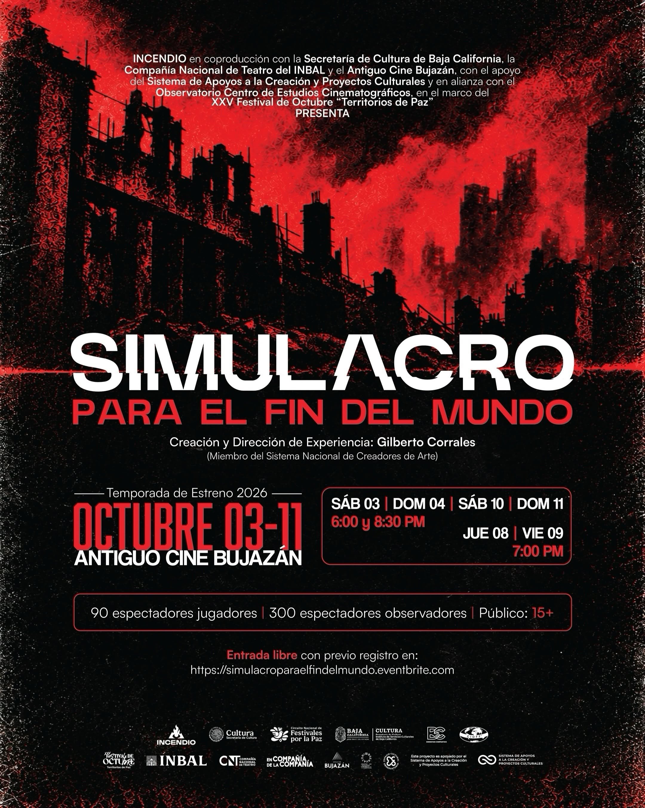 Simulacro para el Fin del Mundo - Temporada Estren