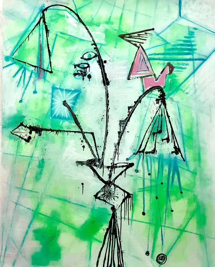Lamp Moderne (acid green)