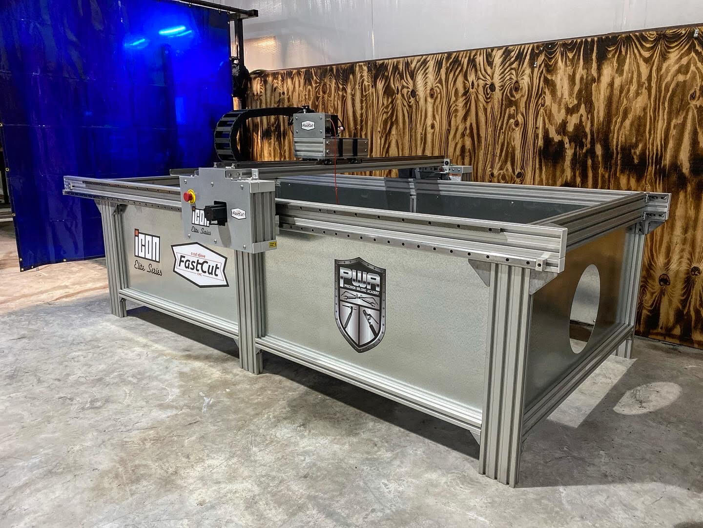  An ICON Elite CNC plasma cutting system, courtesy of our good friends at FastCut CNC.  A very impressive, high-quality machine available for our students. 