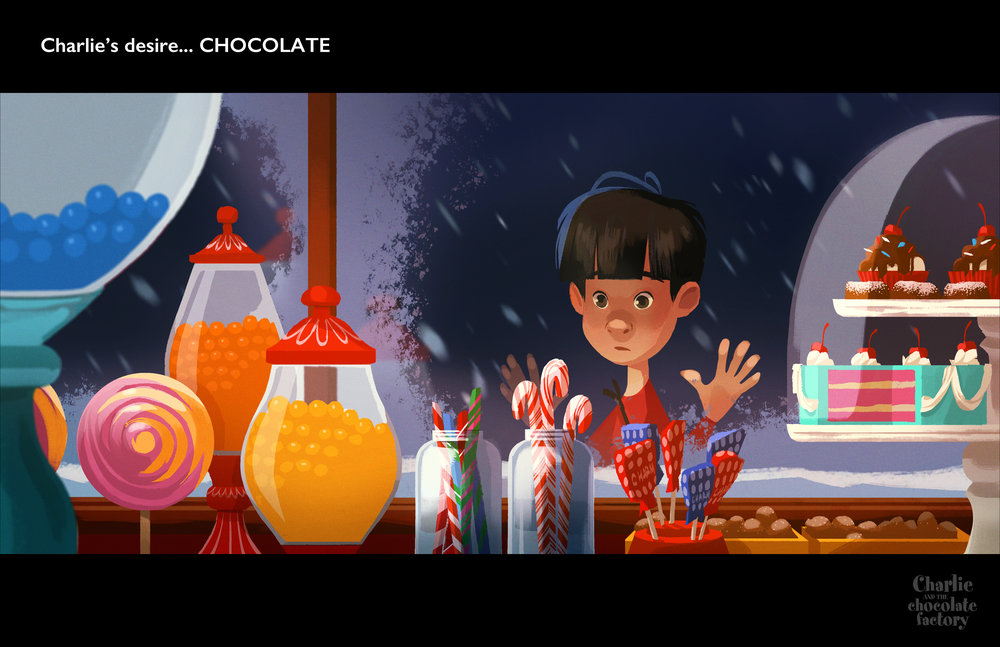 Charlie and the Chocolate Factory — Ellen Kim Charlie and the Chocolate Factory — Ellen Kim