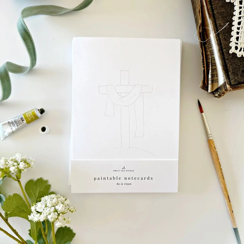 he is risen notecards.webp