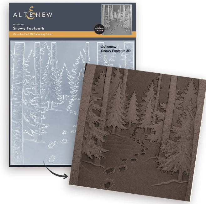 Altenew - Snowy Footpath 3D Embossing Folder