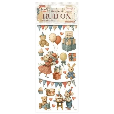 Stamperia Party-Family Rub-On