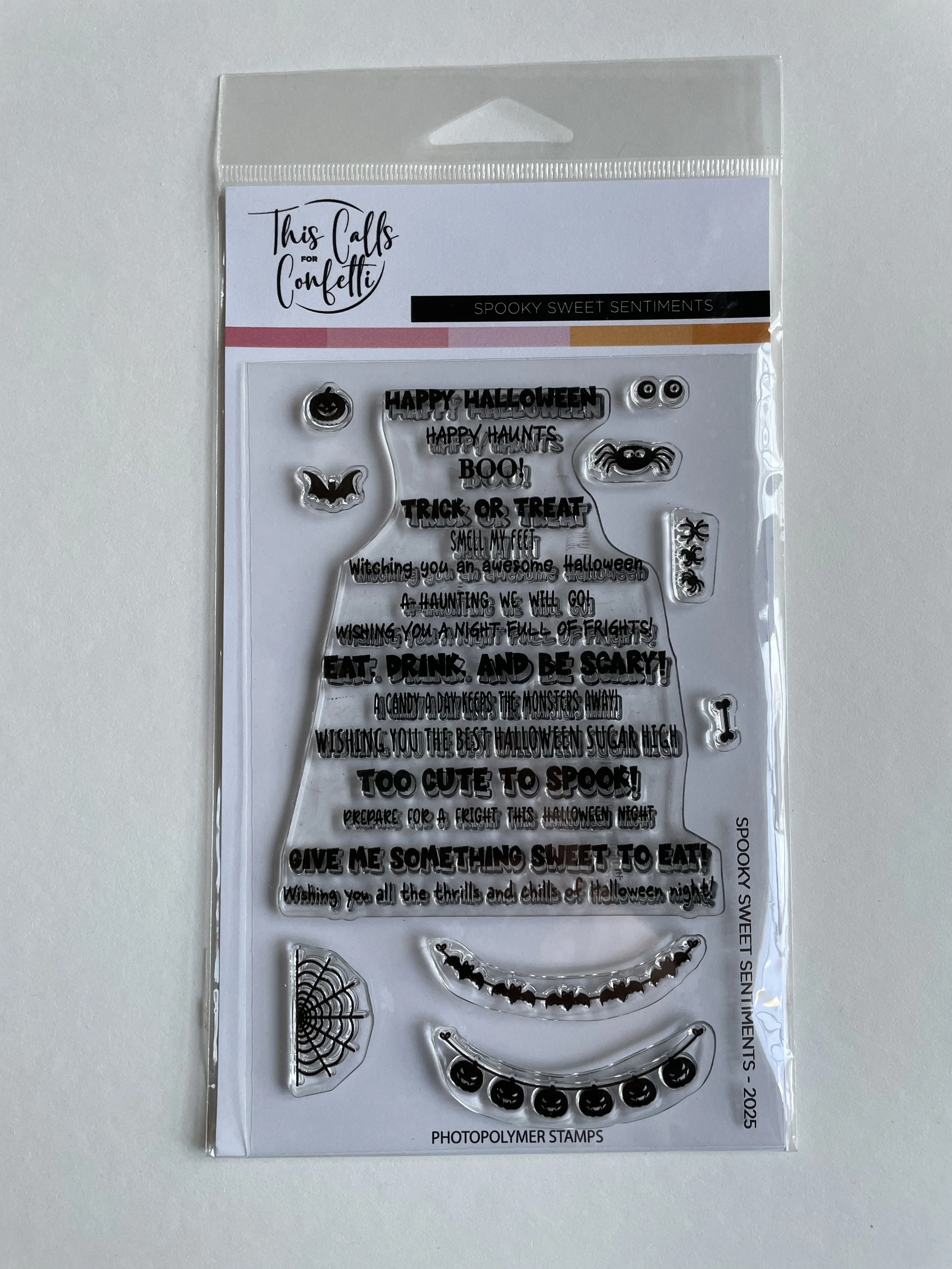 This Calls for Confetti Spooky Sweet Sentiments 2025