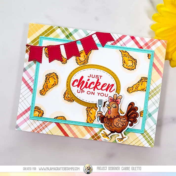 pajama-crafter-stamps-chicken-and-waffles-stamp-set #2.webp