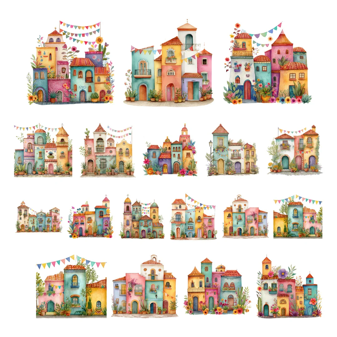 Less Siesta More Fiesta Scenes Ephemera