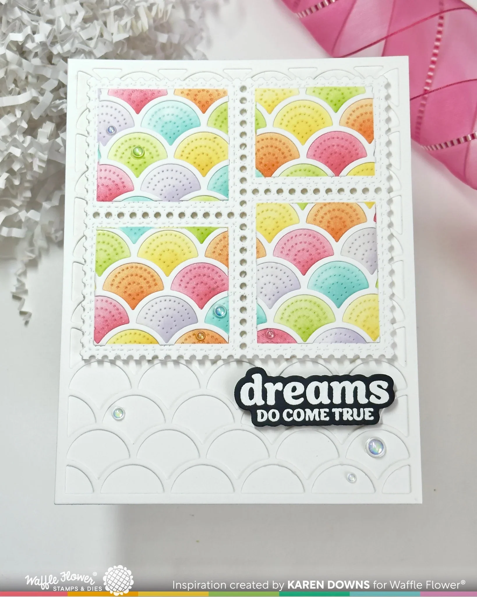 Waffle Flower Crafts  - Jolly Wave Texture Die