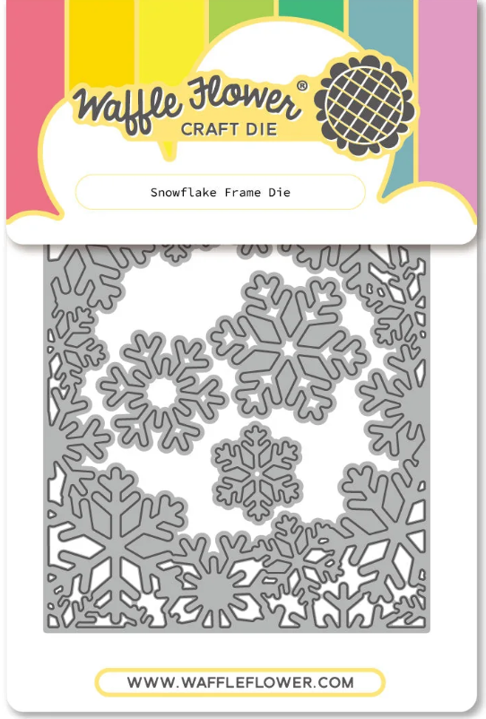 Waffle Flower Crafts - Snowflake Frame Die