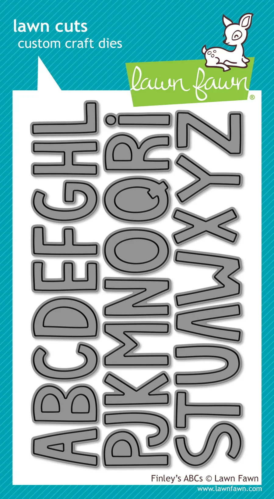 Lawn Fawn - Finley ABC's Dies and Finley 123 Dies