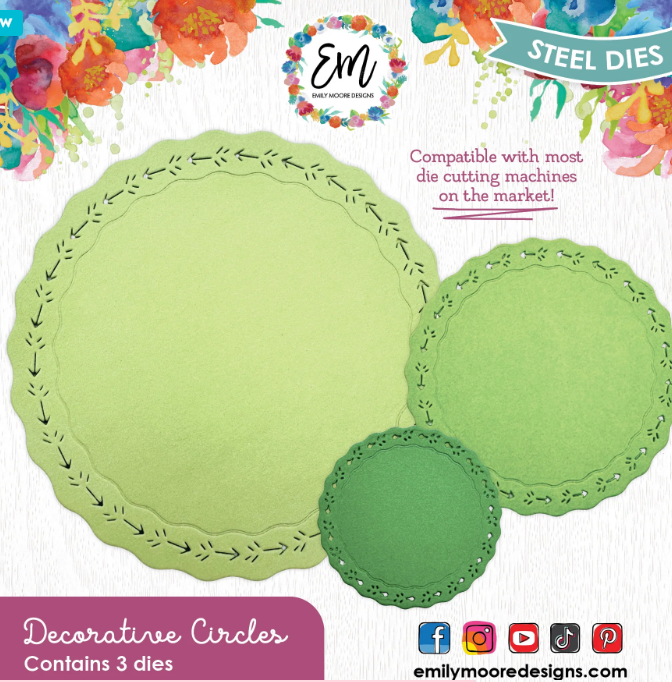 Emily Moore Designs - Decorative Circle Dies