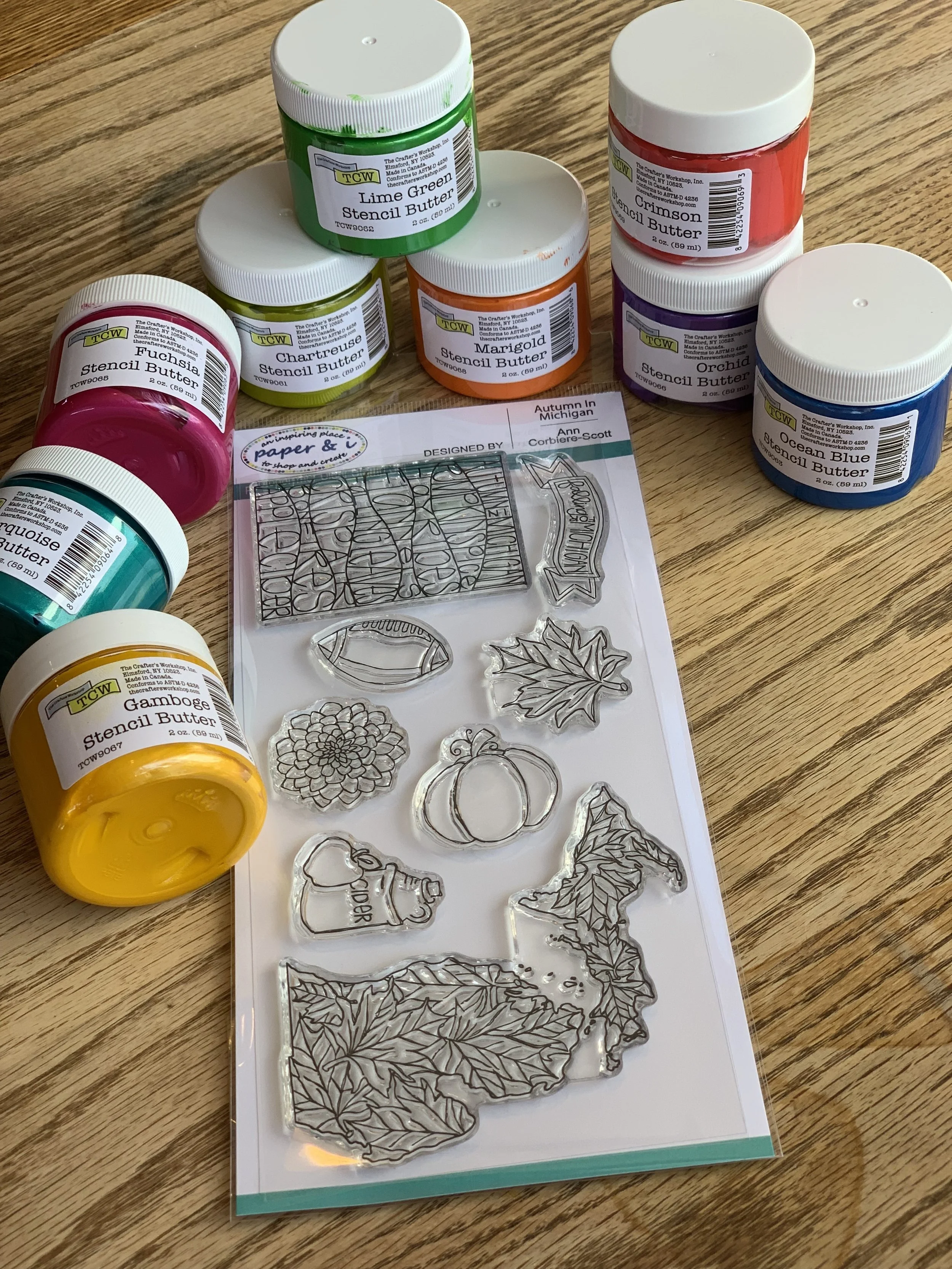 Autumn in Michigan Stamp Set