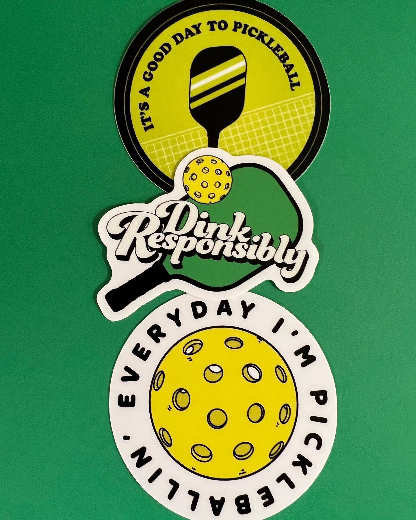 Pickleball anyone? New vinyls(here) and papers for crafting arriving soon. #pickleball #paperandimarshall