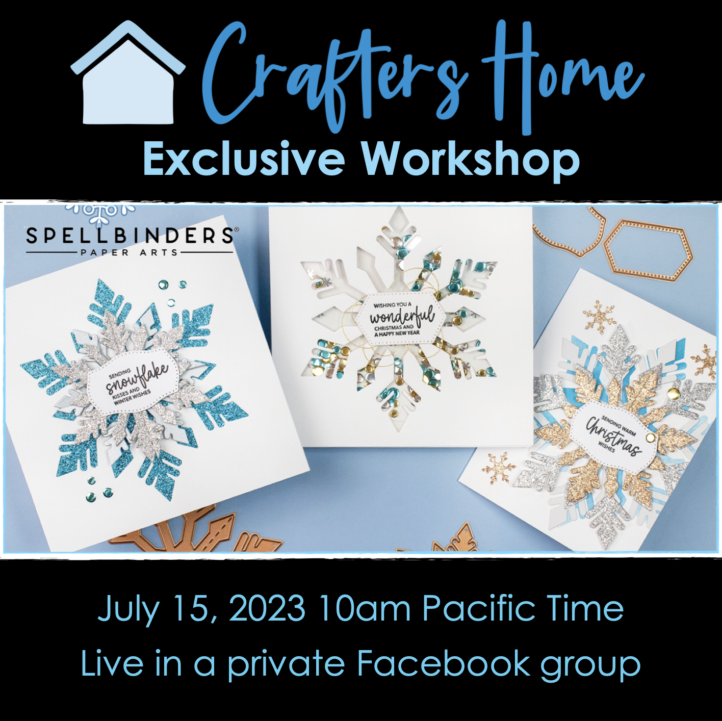Bibi’s Snowflakes Virtual Card Class  - SOLD OUT!!