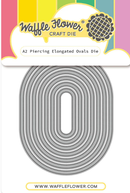 Waffle Flower Crafts - A2 Piercing Elongated Ovals Die