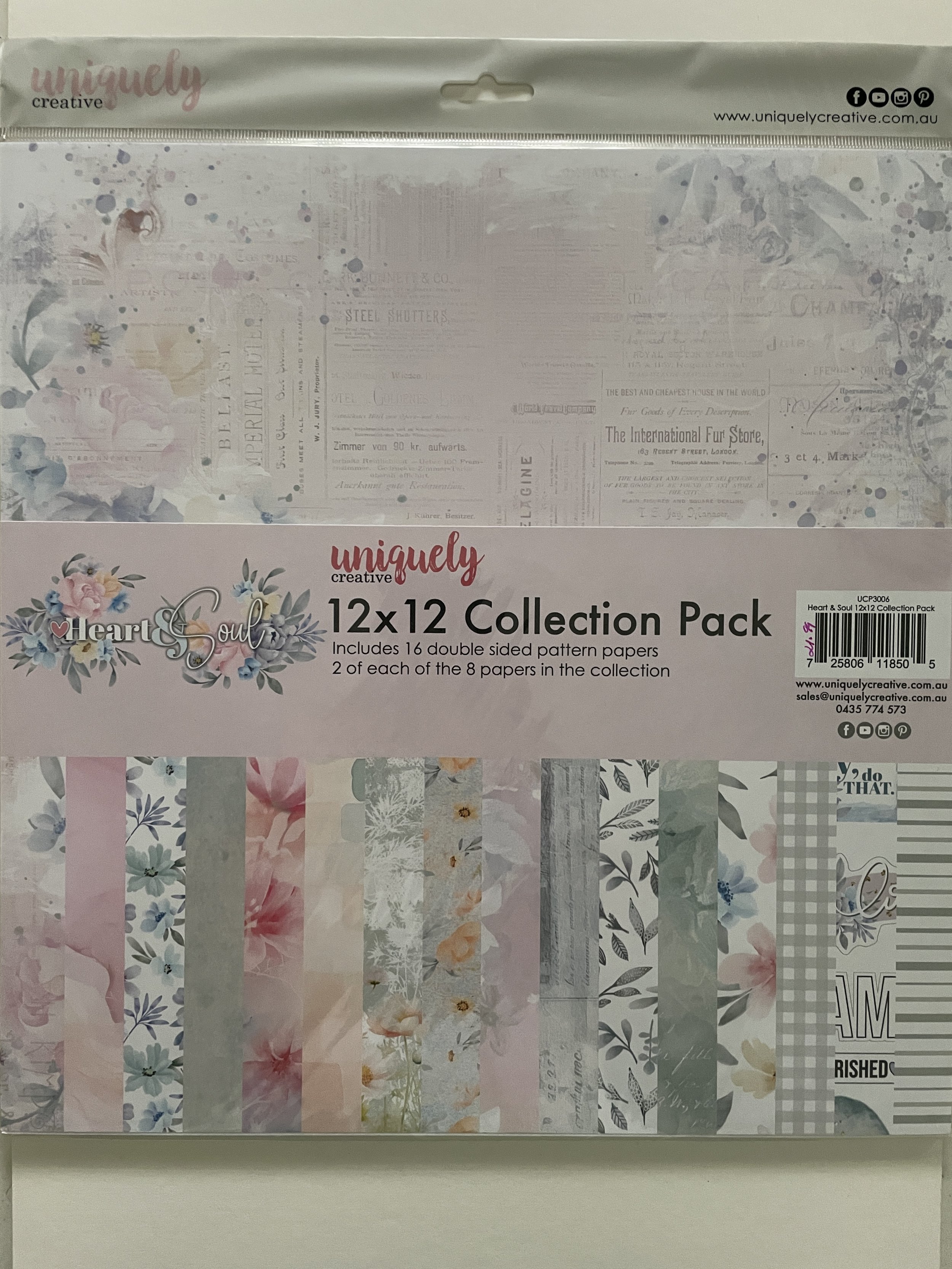 Uniquely Creative Heart and Soul 12x12 Collection Pack