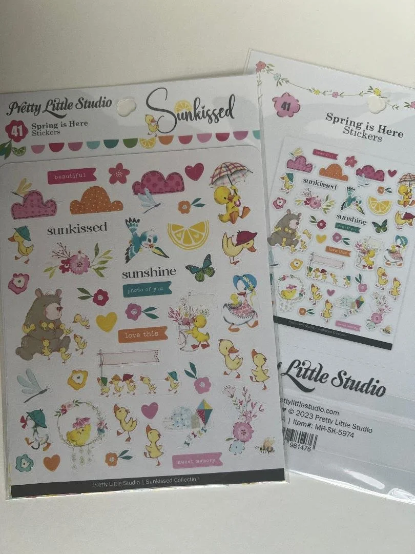 Pretty Little Studio -Spring is Here Stickers
