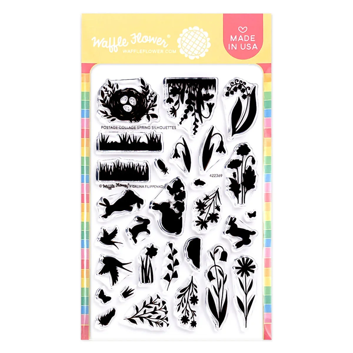 waffle-flower-crafts-postage-collage-spring-silhouettes-stamp-set.webp
