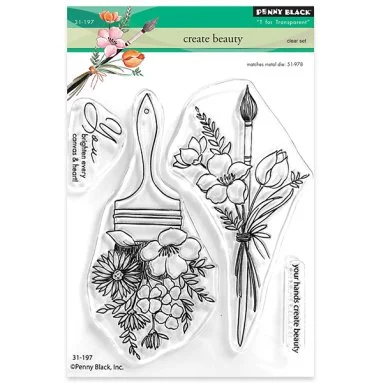 Penny Black - Create Beauty Stamp and Die Bundle set